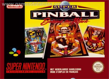 Cover Super Pinball - Behind the Mask for Super Nintendo